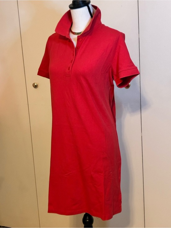 Appleseed's Dresses & Skirts - Polo Dress in Bright Red Short Sleeve - Appleseed